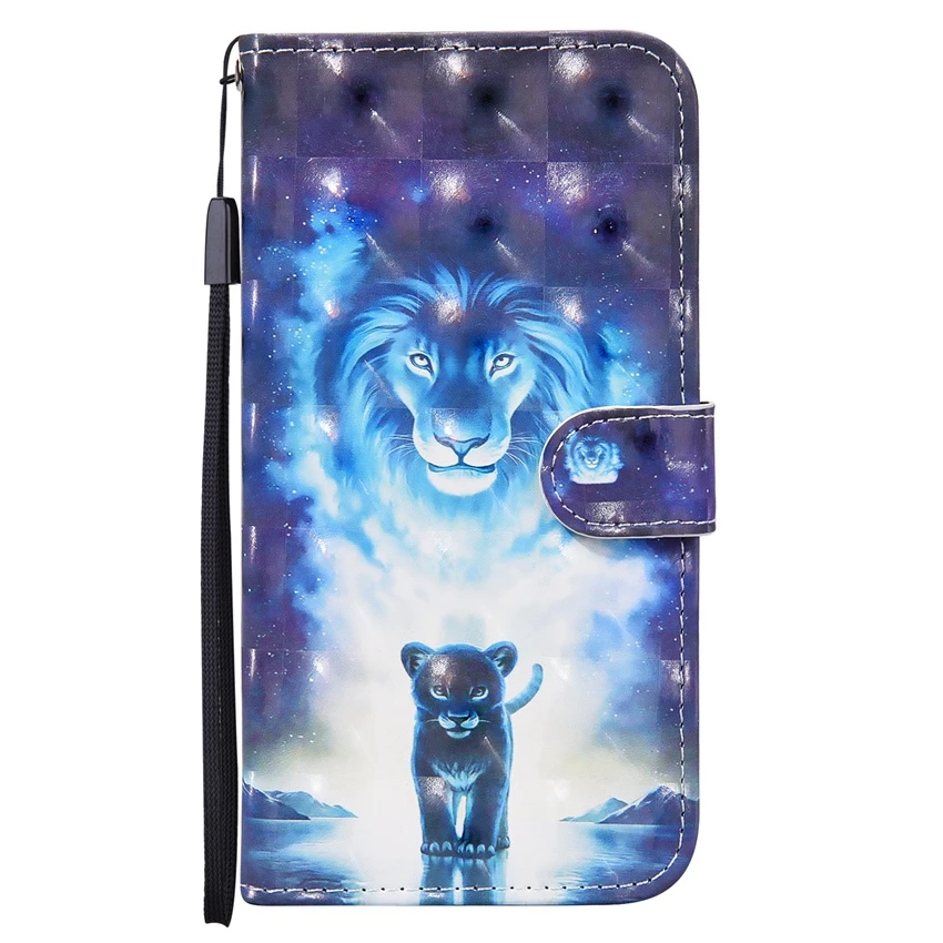 cute samsung phone case 3D Flip Leather Case For Samsung Galaxy A01 Core A11 A10 A20 A30 A20S A21 A21S A40 A50 A70 A31 A41 A51 A71 Book Cover Painted samsung silicone cover Cases For Samsung