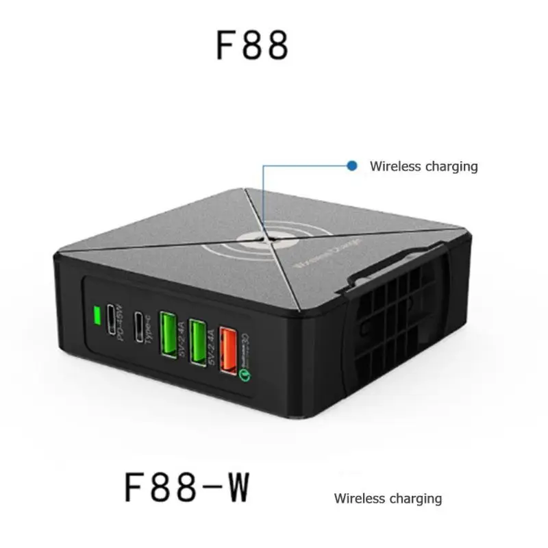 75 Вт QC3.0 usb type C PD адаптер питания для телефона быстрое зарядное устройство для iphone iPad Pro Macbook Air samsung планшет многопортовый USB зарядка