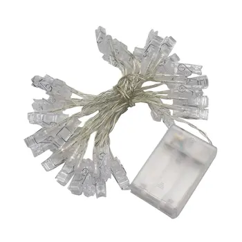 

Led Photo Clip Light String No Radiation Super Bright Low Power Consumption Bright Lights To Decorate Easy To Install 1 Set