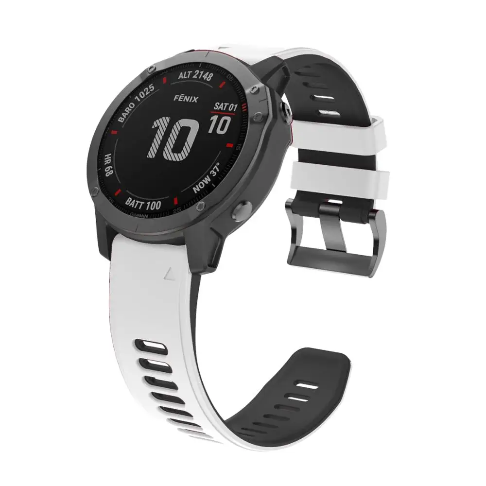 26 мм 22 мм 20 мм ремешок для Garmin Fenix 6X силиконовый ремешок с быстроразъемным ремешком для Garmin Fenix 6 5 6X 5X Plus/945/935