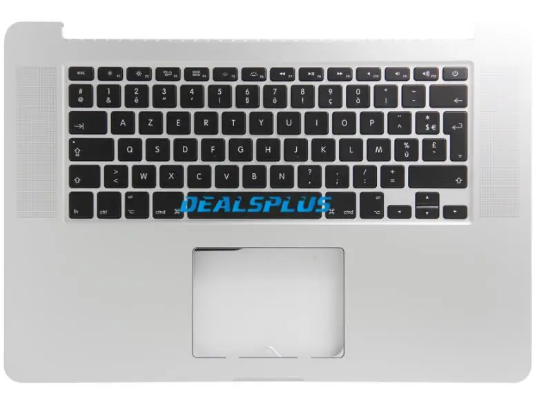 Замена для MacBook Pro 1" retina A1398 2012 Упор для рук верхний чехол с Французский FR Клавиатура без тачпада