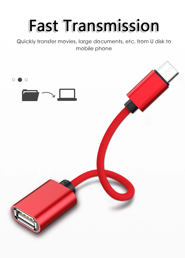 Type-C USB OTG адаптер кабель для samsung USB мама к Micro USB папа конвертер для Android для IPhone для ноутбука OTG функция