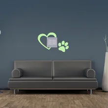 New Style Night Light Wall Stickers Foreign Trade Creative Heart Footprints CHILDREN'S Toy Wall Stickers Y122