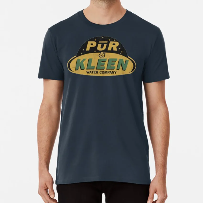 PUR &amp KLEEN водяная футболка the expanse pur pure kleen логотип компании бейдж | Мужская одежда