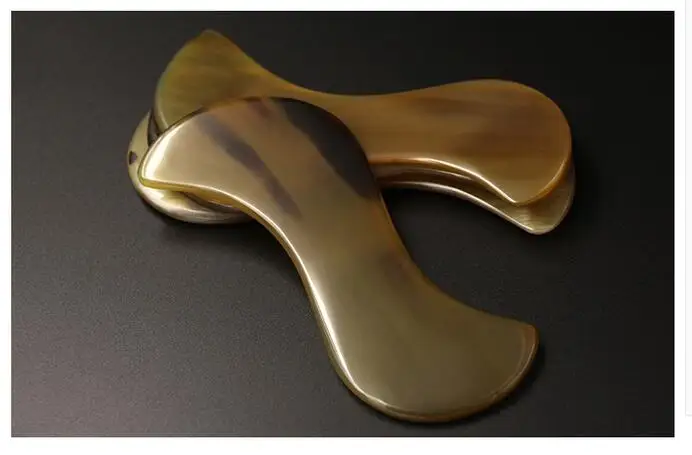 Gua sha инструмент Buffalo Ox Horn gua sha соскабливающая Массажная доска Guasha Инструмент для ухода за здоровьем скребок для тела спа для лица глаза для лица