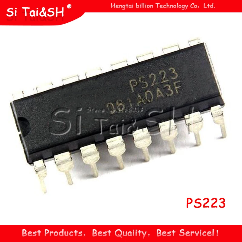5 шт. PS223 DIP16 PS 223 DIP-16 DIP новый ЖК-драйвер чип питания IC | Электронные компоненты и