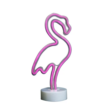 

LED flamingo neon led sign neon table lamp hotel bedside room lamp party marquee letter