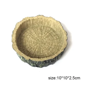 

Newly Crawler Pet Feeder Bowl Basin Resin Non-toxic Food Water Pot Reptile Turtle Tortoise Scorpion Lizard Crabs Pets Supplies