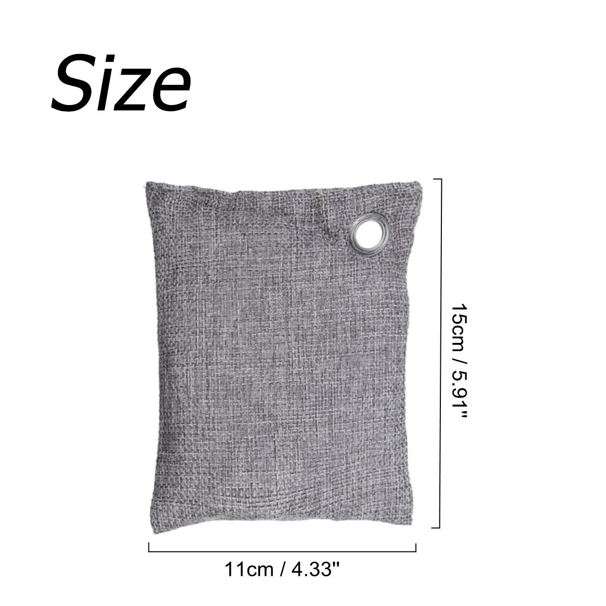 1 Bag Purifier Bag Car Home Bamboo Charcoal Dehumidifier Odor Remover Purifying Bag Natural Freshener Bags 100g