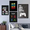 Video Game Wall Art Painting Game Room Decoration Poster and Print Abstract Quality Cartoon Posters Art Decor Canvas Painting 1