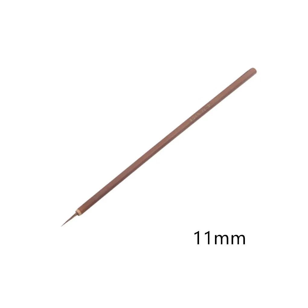 1PC 10/11/12/13mm New Small Nail Brush Bamboo Handle Nail Art Painting Brushes Nail Liner Brush DIY Manicure Nail Tools 5