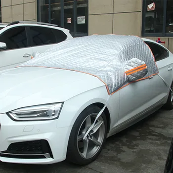 

5layers Exterior Dustproof Aluminium Film Easy Install Thicken Auto Accessories Decorative Protective Car Cover Sun Protection