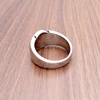 Punk 316L Stainless Steel Black 8 Sliver Color Men's Pool Eight Ball Ring Jewelry 2
