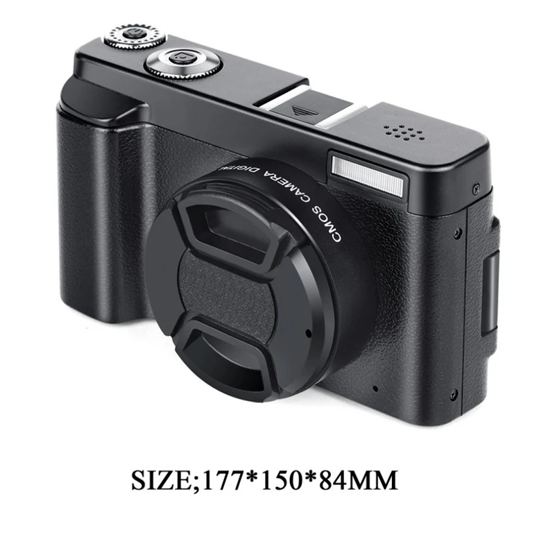 FFYY-Micro-камера, цифровая видеокамера Hd 1080P 24Mp 3,0 дюймов Tft дисплей 16X зум Цифровая видеокамера Dv видеокамера Mini Dslr Dc10