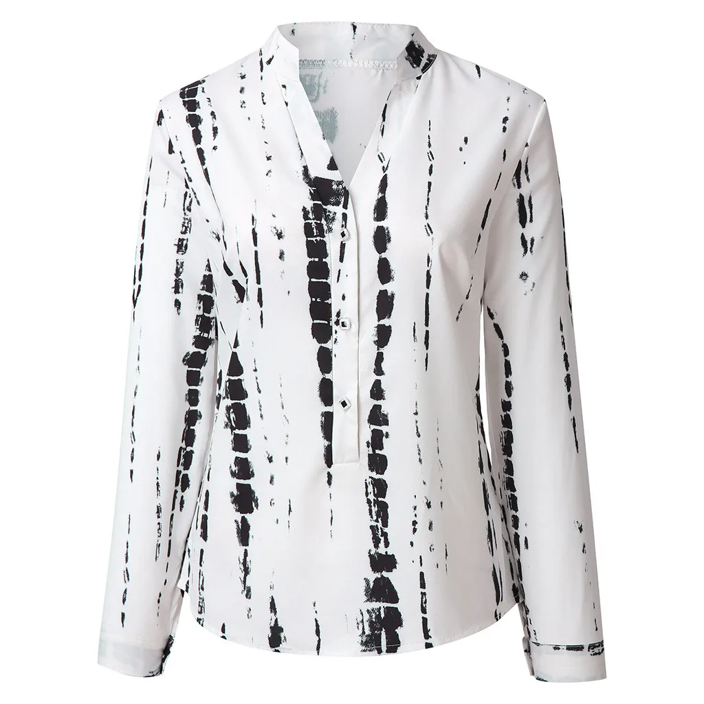 Blusas mujer de moda 2019 женская блузка рубашка Женская Повседневная блуза с длинным