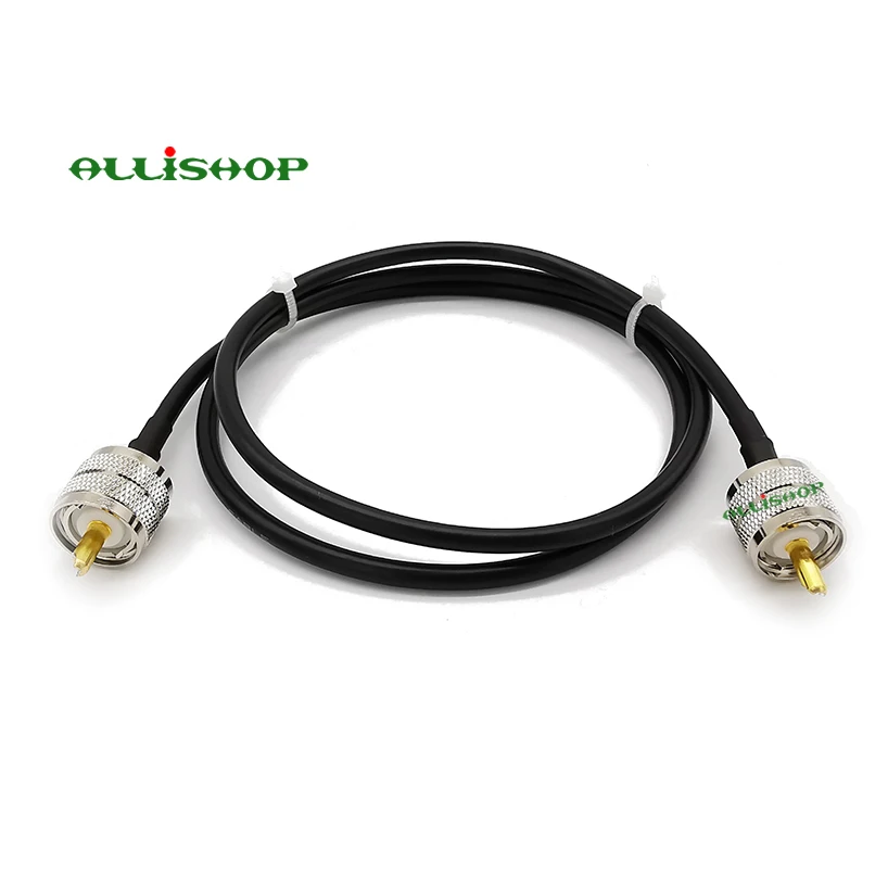 LMR-195 штекер UHF для штекер UHF косички LMR-195 Ручной радио RF помощью соединительного кабеля штекер UHF УВЧ SO239 брюк для мальчиков от 1/3/5/8/10/12/15 м