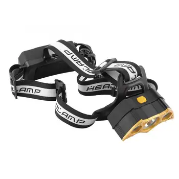 

Zoomable USB Rechargeable 3 LED High Bright Headlight Head Torch Lamp for Outdoor Camping Fishing Head Flashlight