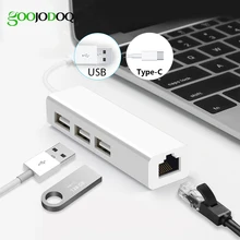 USB Ethernet с 3 портами, 2,0 дюйма, RJ45, сетевая карта, USB к Ethernet-адаптеру для Mac, iOS, Android, ПК, RTL8152, USB 2,0 концентратор USB Ethernet с 3 портами, 2,0 дюйма, RJ45, сетевая карта, USB к Ethernet-адаптеру для Mac, iOS, Android, ПК, RTL8152, USB 2,0 концентратор