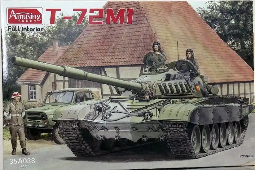Amusing Hobby 35a038 1 35 Russian Main Battle Tank T 72m1 W Full Interior Scale Model Kit With Resin Soldiers And Poster Aliexpress