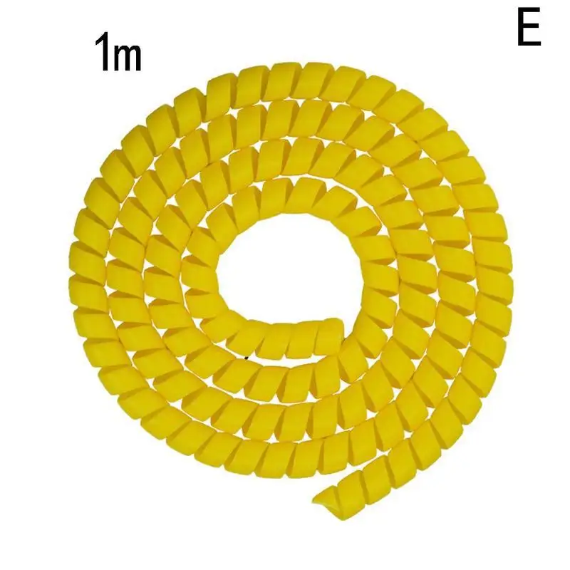 Устройство для сматывания кабеля протектор линии органайзер для Xiaomi M365 защита труб спиральная обмотка скутор E-bike обмотка кабеля защита провода - Цвет: E