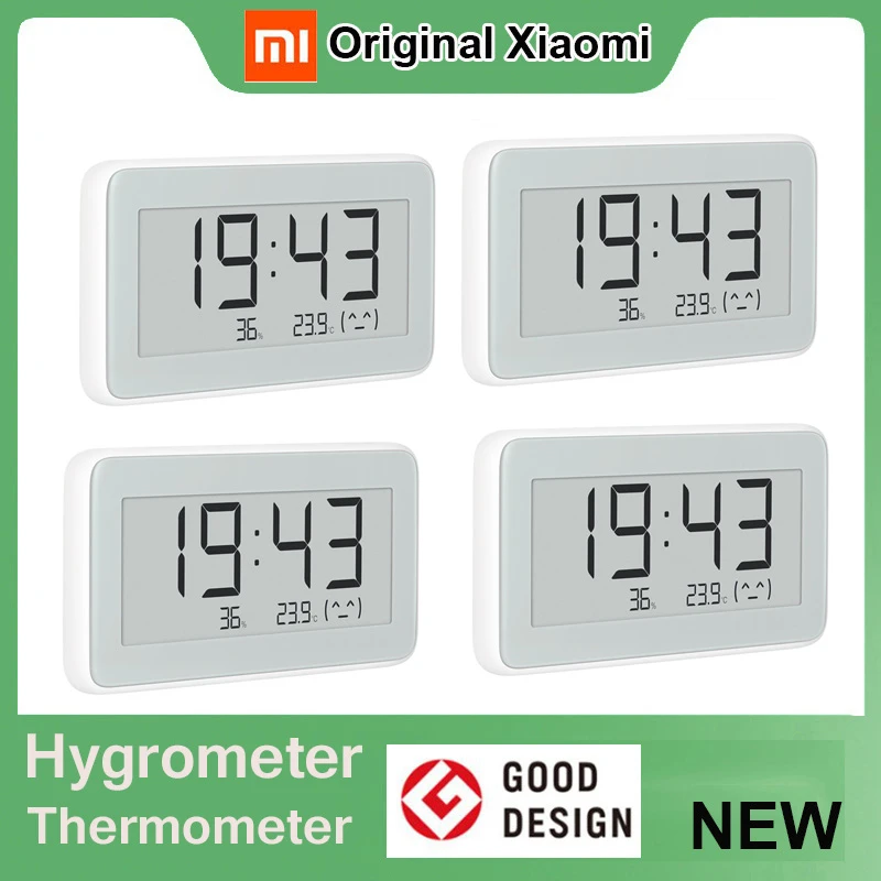 数量は多】 新品 xiaomi ワイヤレススマート電気デジタル湿度計温度計