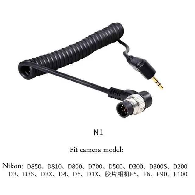 Nikon D5000 MC DC2 N3 Shutter Release Cord Cable, N3 Nikon D7200