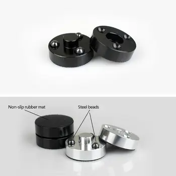 

Drop Aluminum Alloy Anti-shock Feet Pad Audio Stereo Speakers Amplifier CD Player Chassis Steel Beads Vibration Absorption Stand