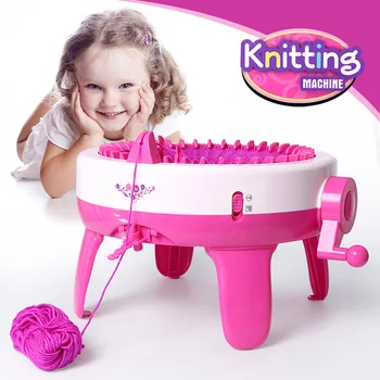 

Hand Knitting Machine Weaving Knit Loom for Scraf Hat Children Educational Learning Toy S7JN