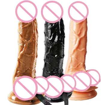 Inflatable Dildo Pump Suction Cup Realistic Big Penis Enlargement Anal Plug Sex Toys for Women Anus Dilator Masturbator Lesbain 2