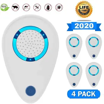 

Ultrasonic Pest Repeller Electronic Mosquito Repellent Control Insect Killer for Ant Mice Rat Flea Fly US/UK/EU Plug