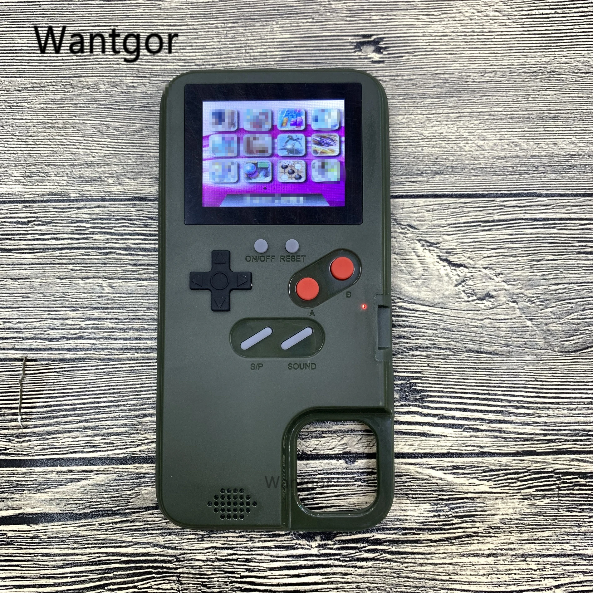 

BY Full Color Display 36 Game phone Case For iPhone 11 Pro 6 7 8 Plus TPU Frame gameboy coque for iPhone X Xs Max Xr Funda Capa