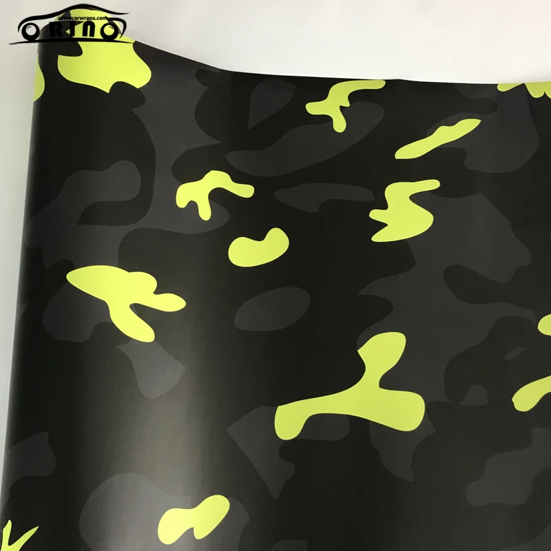 Black Yellow Vinyl Wrap Sticker-3