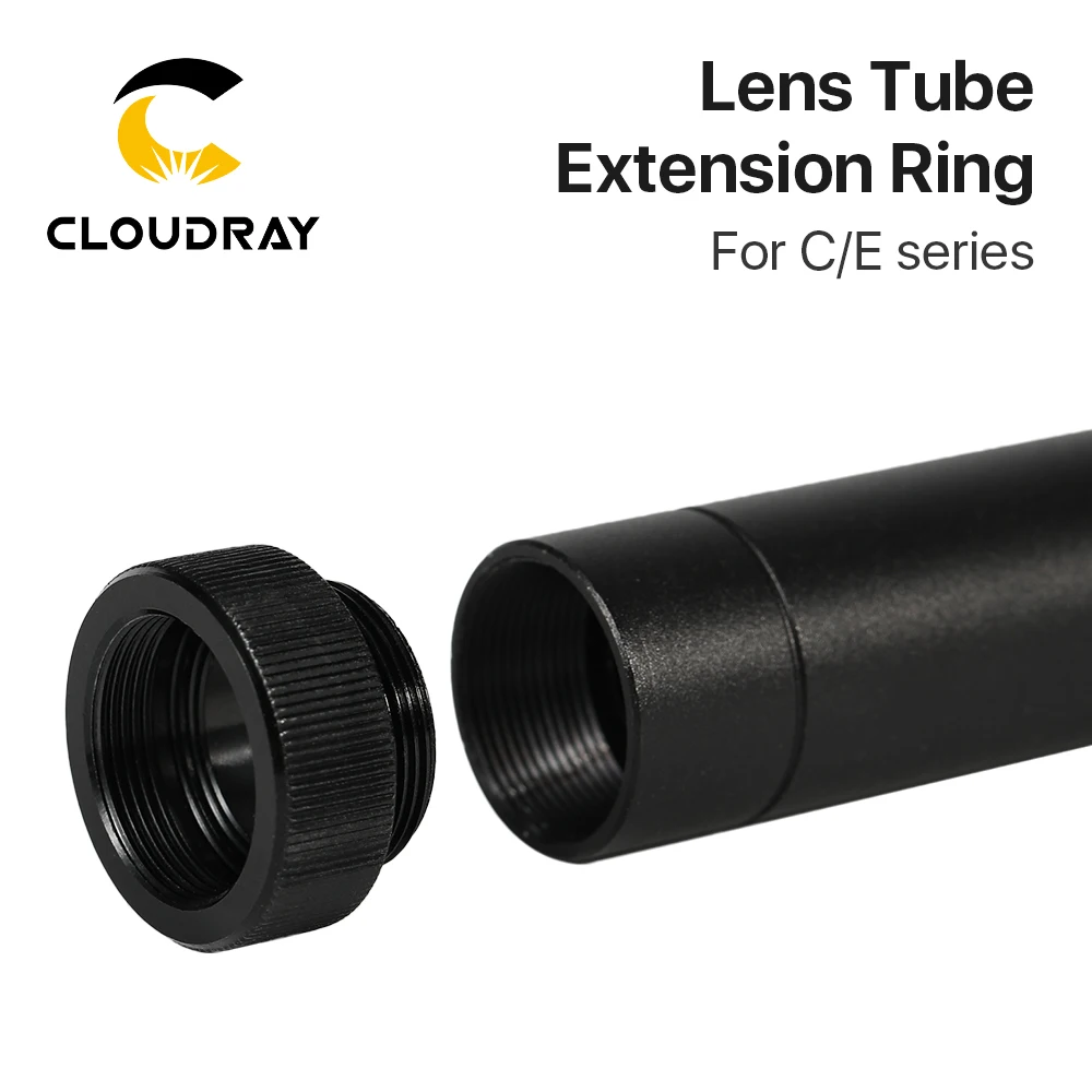Cloudray E 시리즈 렌즈 튜브 익스텐션 링, CO2 레이저 절단기용, D20, F63.5 mm, 127mm 렌즈용, CO2 O.D.25mm