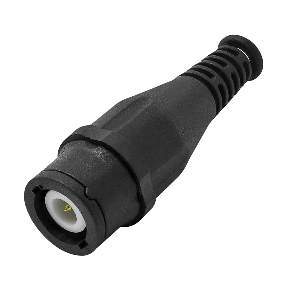 Cleqee P7001 5mm BNC Q9 Male Connector, BNC Q9 Male Adapter Black