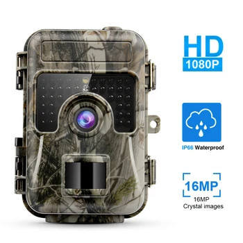 

Camera 16MP 1080P Infrared LEDs Camera Waterproof 120 Degree Angle Wild Camera for Hunting
