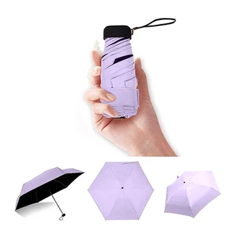 

Mini Pocket Umbrella Women Men Folding Travel Portable Anti UV Sun Rain Umbrella for Outdoor Raining Care Ornaments
