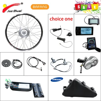 

48V 500W BAFANG Electric Bike Brushless Gear Hub Motor Conversion Kit with Samsung Battery 26"700C 28" Kit Ebike Rear moteur
