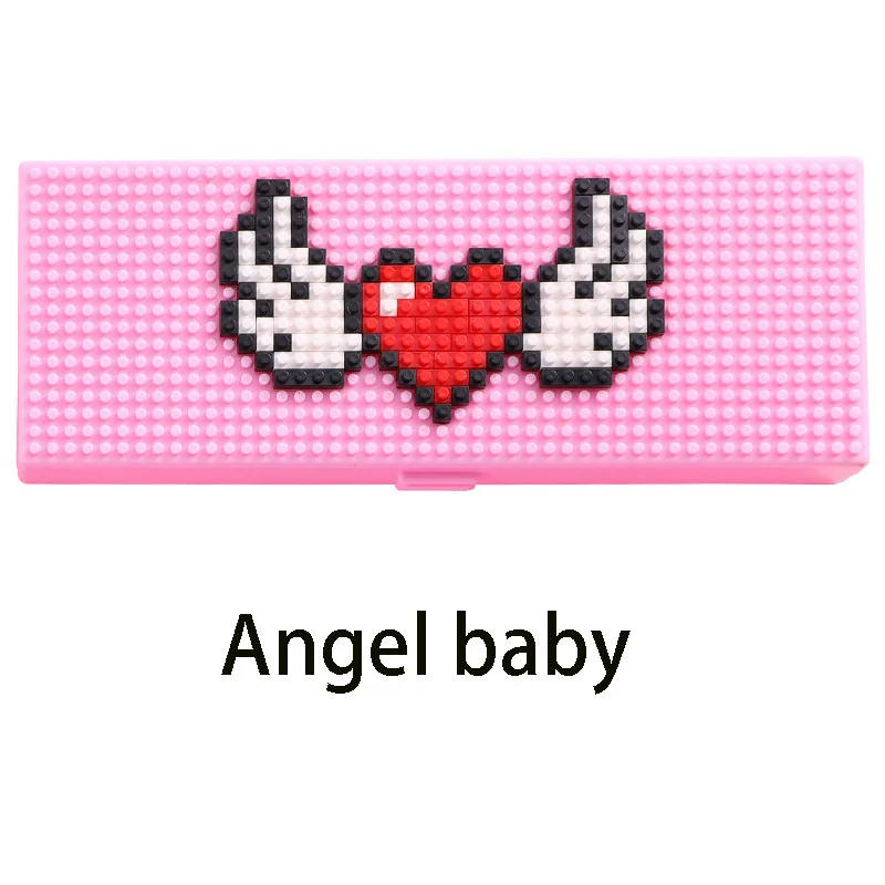 Креативный многофункциональный пенал ящик для детей/DIY студенческий пенал детский подарок пенал - Цвет: Angel Baby