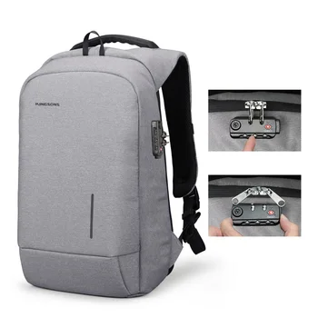 

Kingsons travel Backpack Laptop Bags 13''15'' School Bag Backpacks Anti-theft Lock Phone Sucker USB Charging Fashion Backpacks