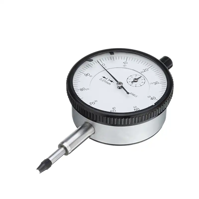Precision Micrometers Precision Dial Indicator Resolution 58mm Table Diameter with Drill Bit Dial Gauge 0.01mm Color : Black, Size : One Size