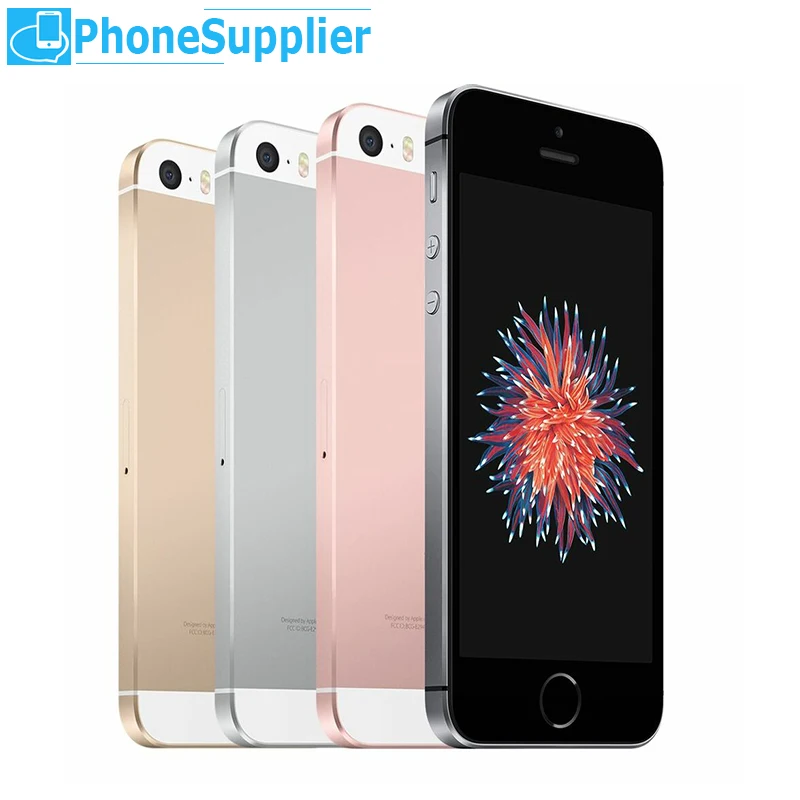 Разблокированный смартфон Apple iPhone SE A1723, 4,0 дюймов, двухъядерный, 16 ГБ/32 ГБ/64 Гб ПЗУ, 12МП камера, iOS Touch ID, мобильный телефон 4G LTE