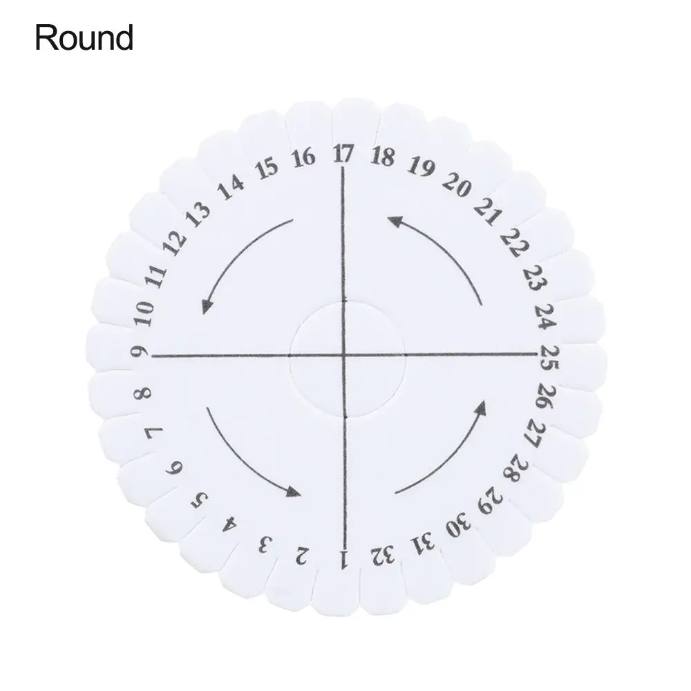 1Pc Round Square Kumihimo Braiding Cord Disks Woven Board Disk Braiding DIY Weaving Tool Apparel Sewing Hand Tools Accessories 