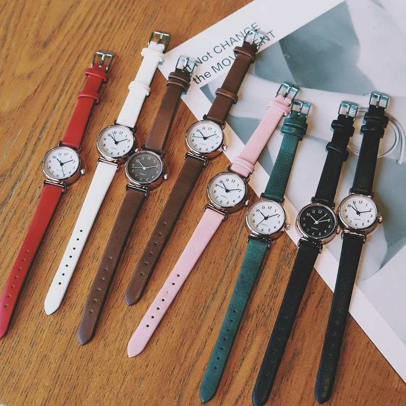 

Watch Women's Simple Elegant Small Dial Literature And Art Retro Mori Girl Line Thin Drawstring Small Junior High School Student