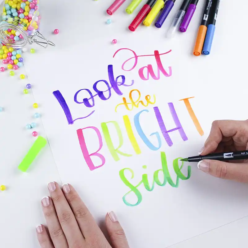 Japan Tombow Dual Brush Pen Abt 10 Color Set Galaxy Instagram Hot Brush Marker For Lettering Art Design Popular Art Marker Ws Tp Art Markers Aliexpress