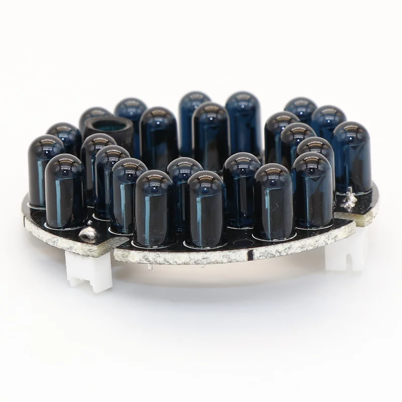 Surveillance Camera Accessories Infrared LED Board 90 degrees 850nm 24 Grain For Surveillance cameras Night Vision diameter 44mm