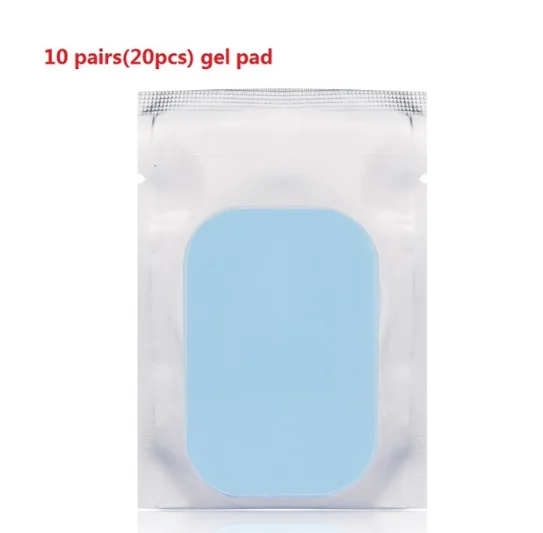 20pc replaceable gel Для мужчин и женщин полезный Электрический тренажер брюшной мышцы массаж тела подходит для тренировок шеститочечная накладка на живот массажер Красота Инструменты KXS-12 - Цвет: 20pc replaceable gel