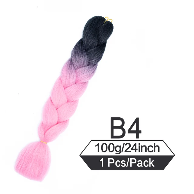 24 Inch Jumbo Braiding Hair Extensions For Box Twist Braid Accessorie Pre Stretched Afro Fake Hair Wholesale Jumbo Crochet Braid #1