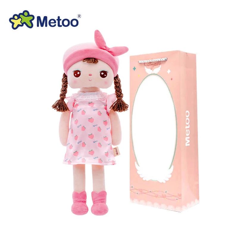 Metoo кукла плюшевые игрушки для девочек детские милые Мультяшные мягкие животные для детей Рождественский подарок на день рождения - Цвет: 915-6