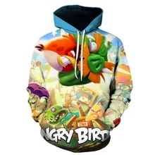 Стиль 3D принт Angry Birds Movie 2 толстовки с капюшоном горячая распродажа мужская и женская уличная одежда Angry Birds 2 повседневные толстовки