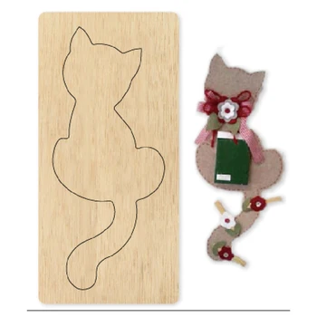 

Elegant Cat Wooden die Cutting Dies Suitable for Common Die Cutting Machines on the Market for Scrapbooking Thickness-18mm